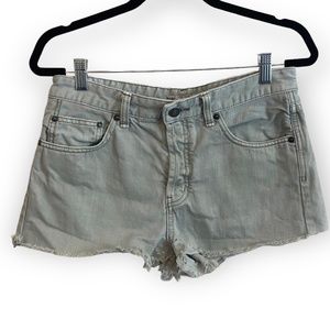 Free People Light Denim Cutoff Shorts Sz28